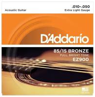 Струны для акустической гитары 10-50 D'ADDARIO EZ900