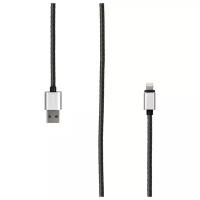 Кабель Rombica Digital USB - Lightning MFI (IL-01/02/03/04/05), 1 м, темно-зеленый