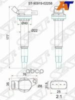 Катушка зажигания TOYOTA COROLLA 07- 1ZRFE, ST9091902258 Sat ST-90919-02258