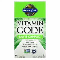 Garden of life Vitamin Code RAW B-Complex 60 веганских капсул