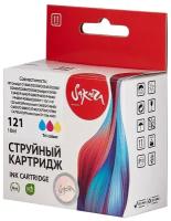 Струйный картридж Sakura Cc643he (121 Tri-colour) для HP, триколор, 18 мл., 450 к. Sicc643he