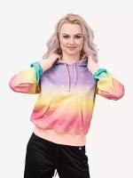 Hooded Sweatshirt, толстовка, (PHP/ALLOVER CHP8946) розовый/принт CHP8946, L