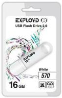 USB-флеш накопитель (EXPLOYD 16GB-570-белый)