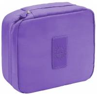 Косметичка - несессер для путешествий и хранения косметических средств, сумка для поездок и спорта, фиолетовая