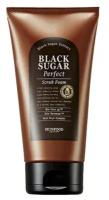 Пенка-скраб с черным сахаром SKINFOOD Black Sugar Perfect Scrub Foam 180ml