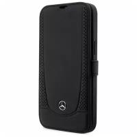 Чехол-книжка CG Mobile Mercedes Leather Urban Booktype для iPhone 14 Pro, цвет Черный (MEFLBKP14LARMBK)