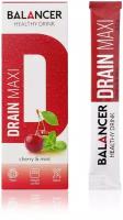 Очищающий и дренажный напиток Дрейн Макси BALANCER DRAIN MAXI со вкусом Вишня-мята, 10 шт для снятия отеков и уменьшения объемов. Для похудения