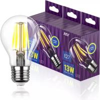 Упаковка светодиодных филаментных ламп 3 шт REV 32479 9, 2700К, Е27, FA60, 13Вт