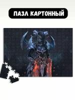 Пазл картонный 39,5х28 см игры world of warcraft dragonflight - 18160