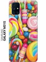 Силиконовый чехол на Samsung Galaxy M31S, Самсунг М31 эс с принтом "Сладости"