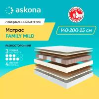 Матрас анатомический Askona (Аскона) Family Mild 140х200