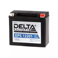 Аккумулятор мотоциклетный Delta EPS 12201 YTX20L-BS. YTX20HL-BS. YB16L-B. YB18L-A 12V 18Ah Nano-Gel (залит и готов к применению)