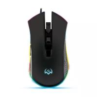 Игровая мышь RX-G750 USB (5+1кл. 500-6400 DPI, ПО, Soft Touch, RGB подсветка, игров. упак)