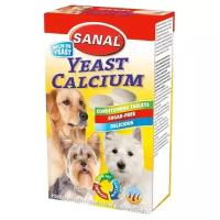 Добавка в корм SANAL Yeast Calcium с кальцием для собак и щенков