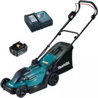 Аккумуляторная газонокосилка MAKITA DLM330RT LXT 18В,450Вт, ширина33см, травосбор.30л,3в1, (BL1850B, DC18RC), XPT