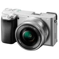 Фотоаппарат Sony Alpha ILCE-6400 Kit E PZ 16–50 мм F3.5–5.6 OSS (SELP1650), серебристый