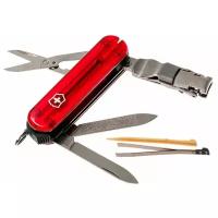 Нож Victorinox Nail Clip красный полупрозрачный (0.6463.t)