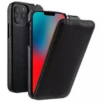 Кожаный чехол флип Melkco для Apple iPhone 12 / 12 Pro (6.1") - Jacka Type, черный