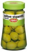 Оливки зеленые гигантские 470 г, Olive verdi Giganti D'Amico 470 gr