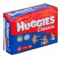 Huggies подгузники Classic 3 (4-9 кг)