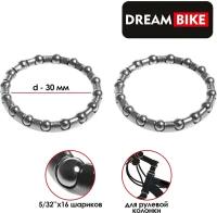 Подшипник рулевой колонки Dream Bike 5/32"х16 шариков, d-30 мм, комплект 2 шт