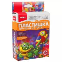 Масса для лепки LORI Пластишка - Крокодил с попугаем (Пз/Т-007) 6 цв