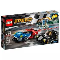 Конструктор LEGO Speed Champions 75881 Ford GT и 1966 Ford GT40