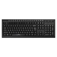 Клавиатура OKLICK 130 M Multimedia Keyboard Black PS/2