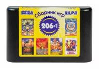 Картридж (16 бит) Сборник игр 206в1 " Adventure " (без коробки) для Сеги