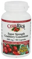 Капсулы Natural Factors CranRich Super Strength Cranberry Concentrate, 0.1 г, 500 мг, 90 шт