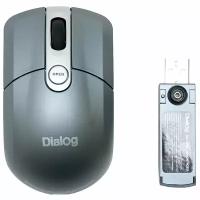 Беспроводная компактная мышь Dialog MROK-10SU Silver USB