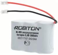Аккумулятор ROBITON DECT-T157-3х2/3AA, 3.6 В, 300 мАч, NiMH