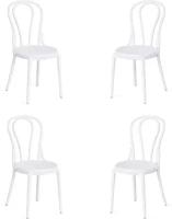 Комплект стульев TetChair THONET (mod. PL62), 4 шт., пластик, белый