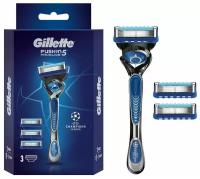 Набор Gilette Fusion ProGlide Flexball бритва с 1 сменной кассетой + сменные кассеты, 2 шт