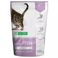 Влажный корм для кошек Nature's Protection при чувствительном пищеварении, с рыбой 100 г