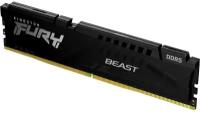 Оперативная память 16GB Kingston DDR5 6000 DIMM FURY Beast Black Gaming Memory KF560C40BB-16 Non-ECC, CL40, 1.25V, 1RX8, RTL