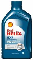 Полусинтетическое моторное масло SHELL Helix HX7 Professional AV 5W-30, 1 л, 1 шт