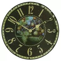 Часы настенные круглые Granat B 128310 с изображением фруктов диаметр 30,5 см