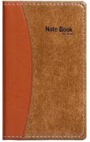 MARU Записная книжка А6, 72 листа в линейку, обложка комбинированная, коричневая