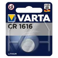 Батарейка литиевая Varta, CR1616-1BL, 3В, блистер, 1 шт. 5217317