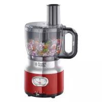 Кухонный комбайн Russell Hobbs 25182-56 Retro / 25180-56 Retro, 850 Вт, красный/серебристый