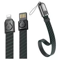 Кабель CALJL-AP1 Baseus Gold Collar lanyard Data Cable USB For IP 2.4A 35cm Черный