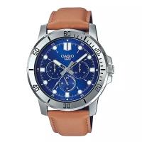 Наручные часы CASIO Collection MTP-VD300L-2E, серебряный, синий