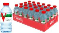 Вода минеральная природная Vittel (Виттель), 0,33 л х 24 шт, негазированная, пэт