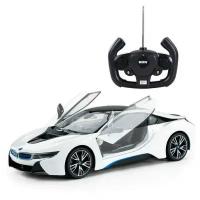 Машина р/у 1:14 BMW i8, цвет белый, двери открываются пультом