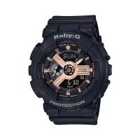 Наручные часы CASIO Baby-G BA-110RG-1A, черный, розовый