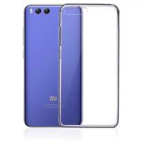 Силиконовый глянцевый транспарентный чехол для Xiaomi Mi6