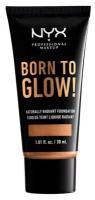 NYX professional makeup Тональный крем Born to glow!, 30 мл, оттенок: golden honey