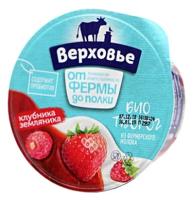 Верховье творожок клубника-земляника 4.2%, 140 г