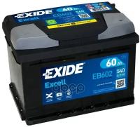 Аккумуляторная Батарея Excell [12V 60Ah 540A B13] EXIDE арт. EB602